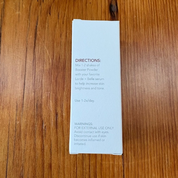 Lorde + Belle C+ Brightening Booster NWT/NIB - Picture 7 of 8